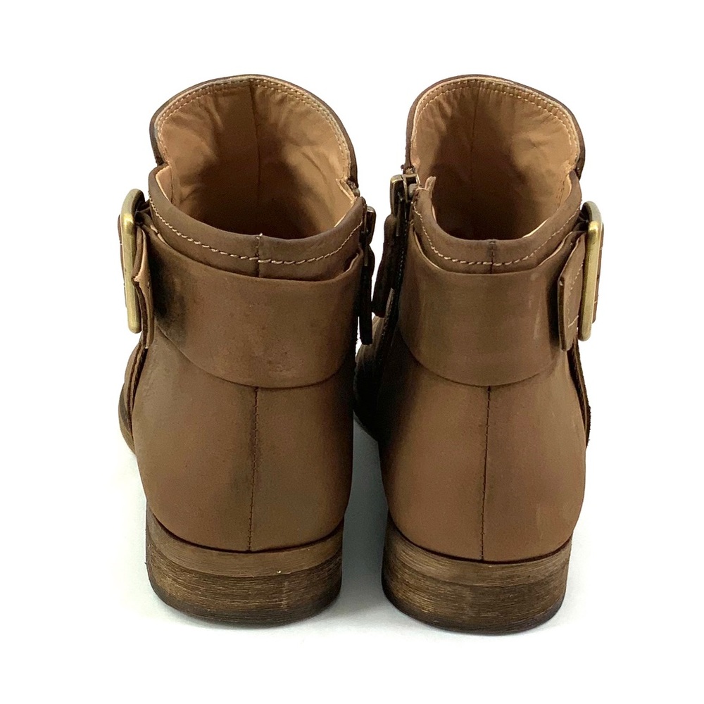 FRANCO SARTO Holmes Ankle Boots Booties Nubuck Leather Size 9 - Picture 5 of 8